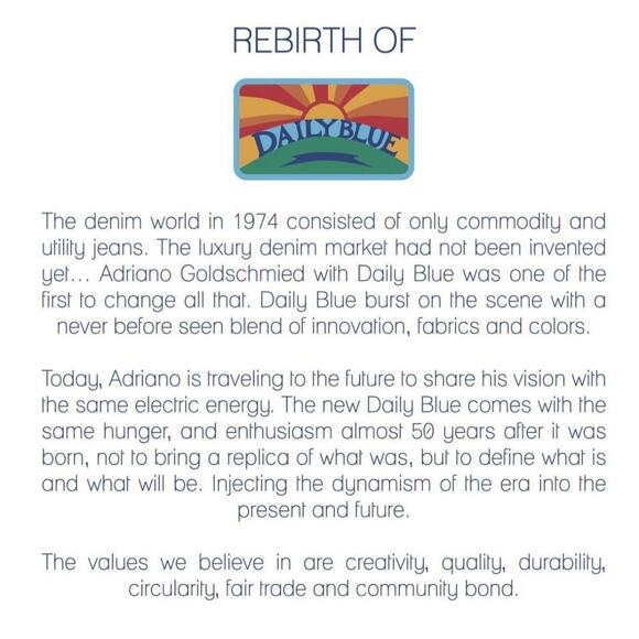 NEW Daily Blue by Adriano Goldschmeid Virgo Wide Leg Jeans Two Toned Size 26 - Picture 16 of 16